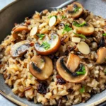 Homemade Wild Rice Pilaf with Mushrooms & Dried Cherries recipe photo