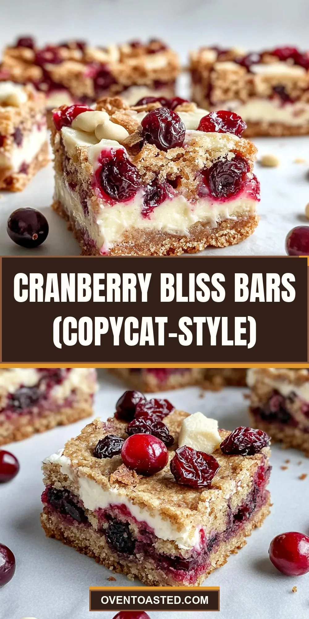 How To Make Creamy Cranberry Bliss Bars (Copycat-Style)