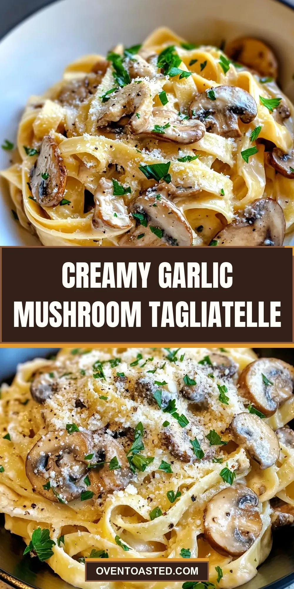How To Make Perfect Creamy Garlic Mushroom Tagliatelle