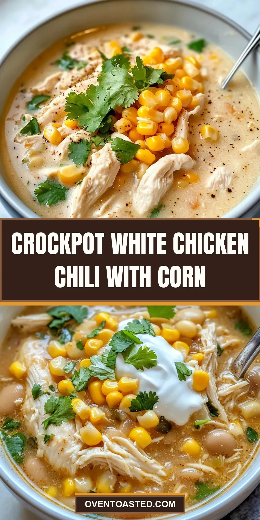 Easy Crockpot White Chicken Chili With Corn Recipe