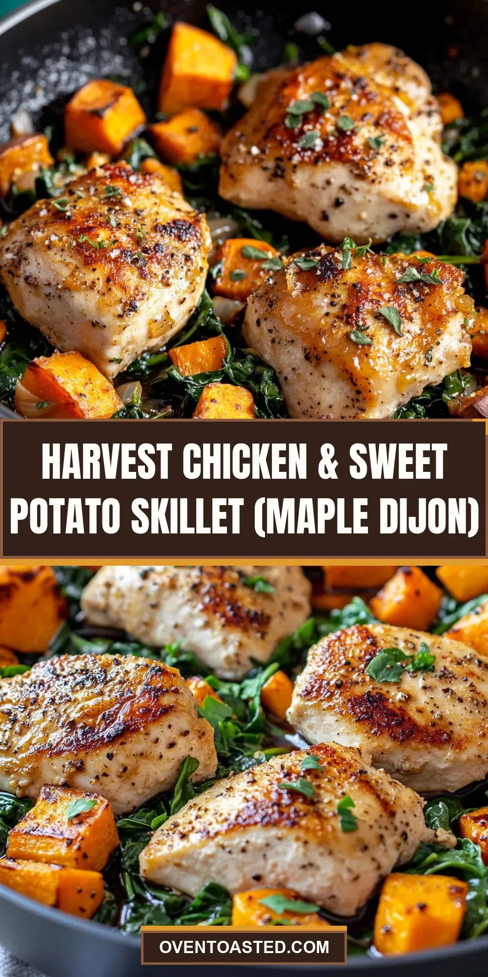 Easy Harvest Chicken & Sweet Potato Skillet (Maple Dijon) Recipe