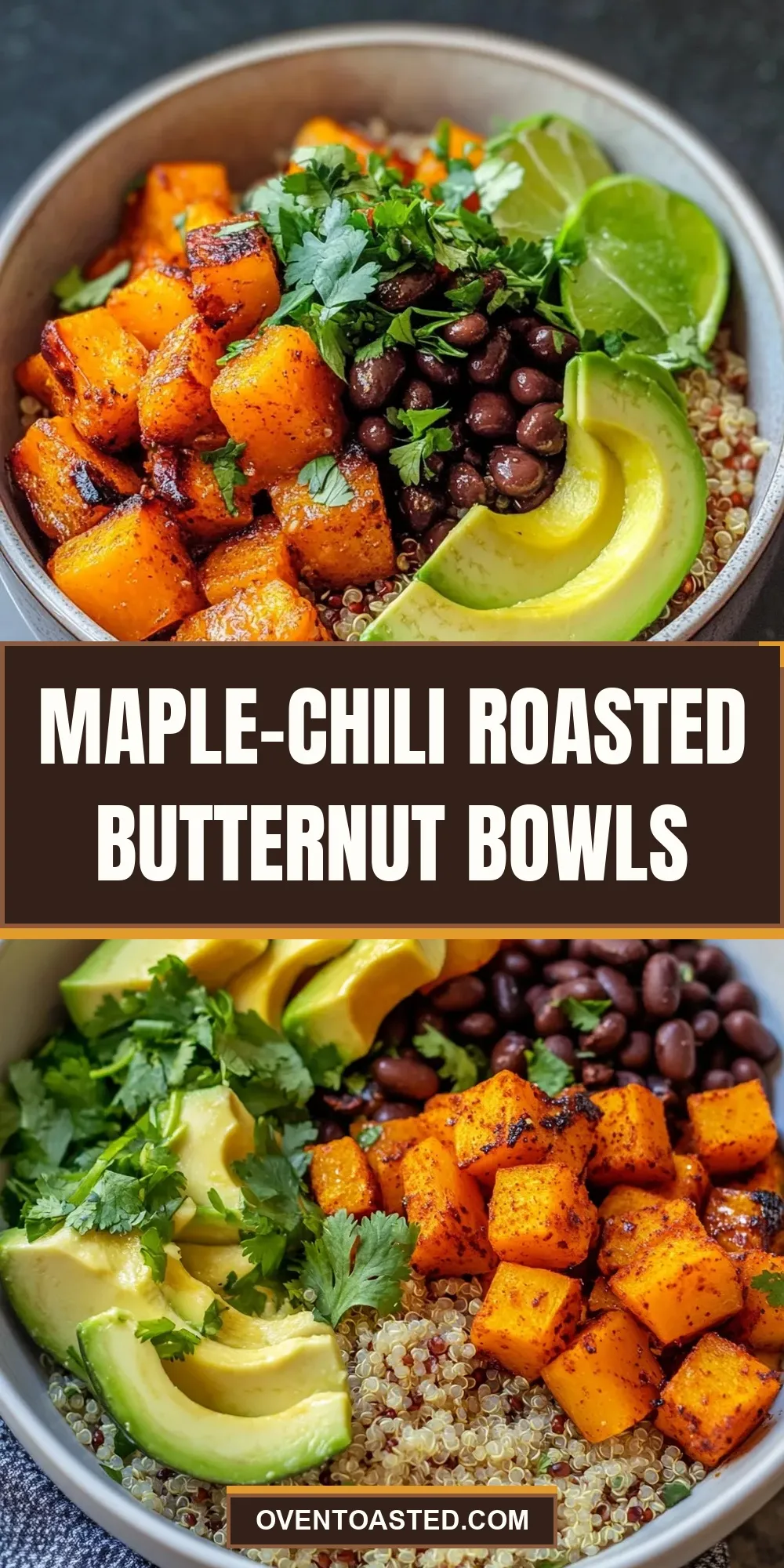 Maple-Chili Roasted Butternut Bowls (Tasty & Delicious)