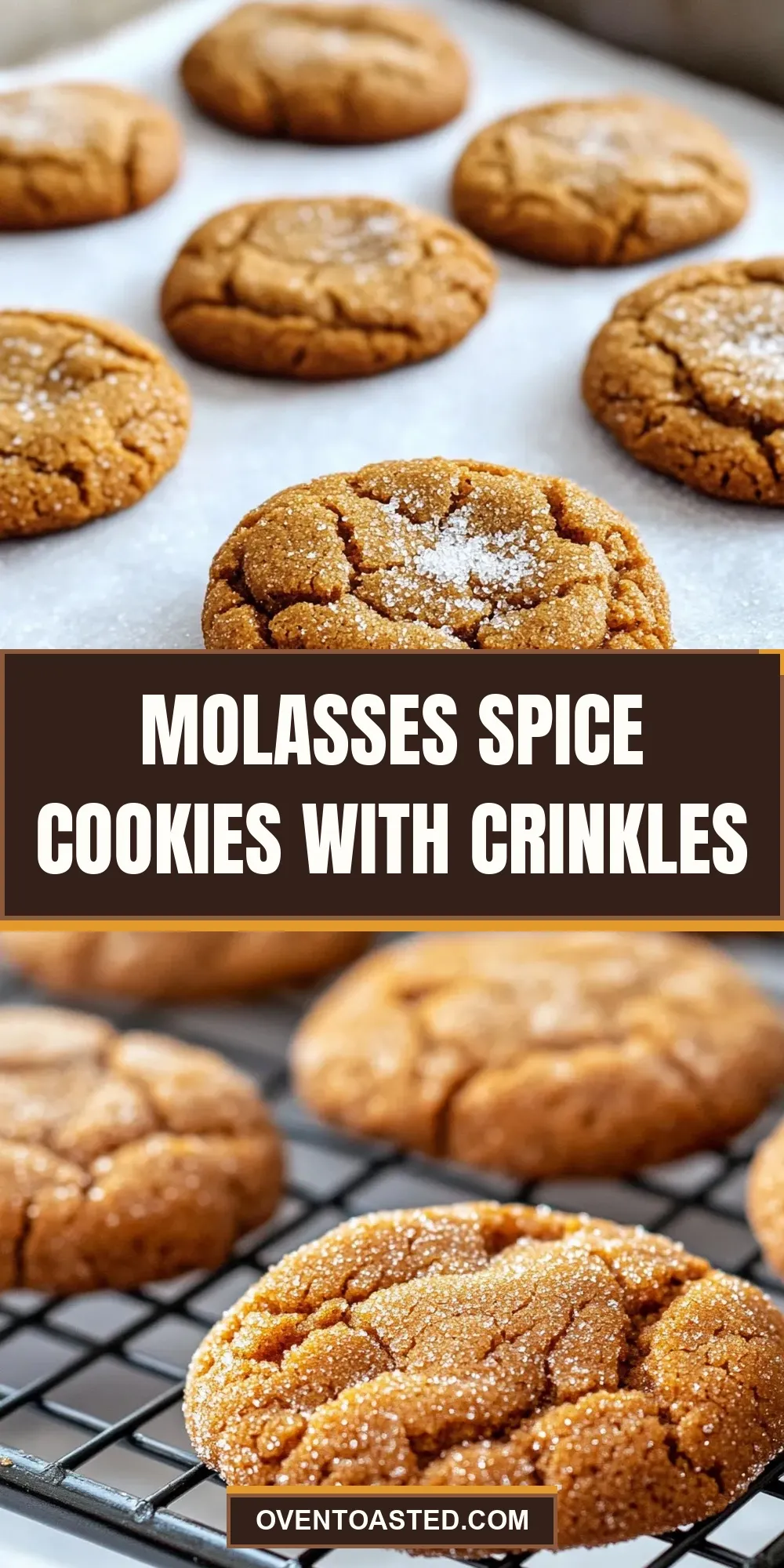 How To Make Amazing Molasses Spice Cookies With Crinkles