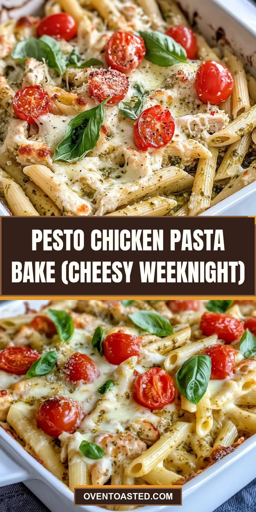 Ultimate Pesto Chicken Pasta Bake (Cheesy Weeknight)
