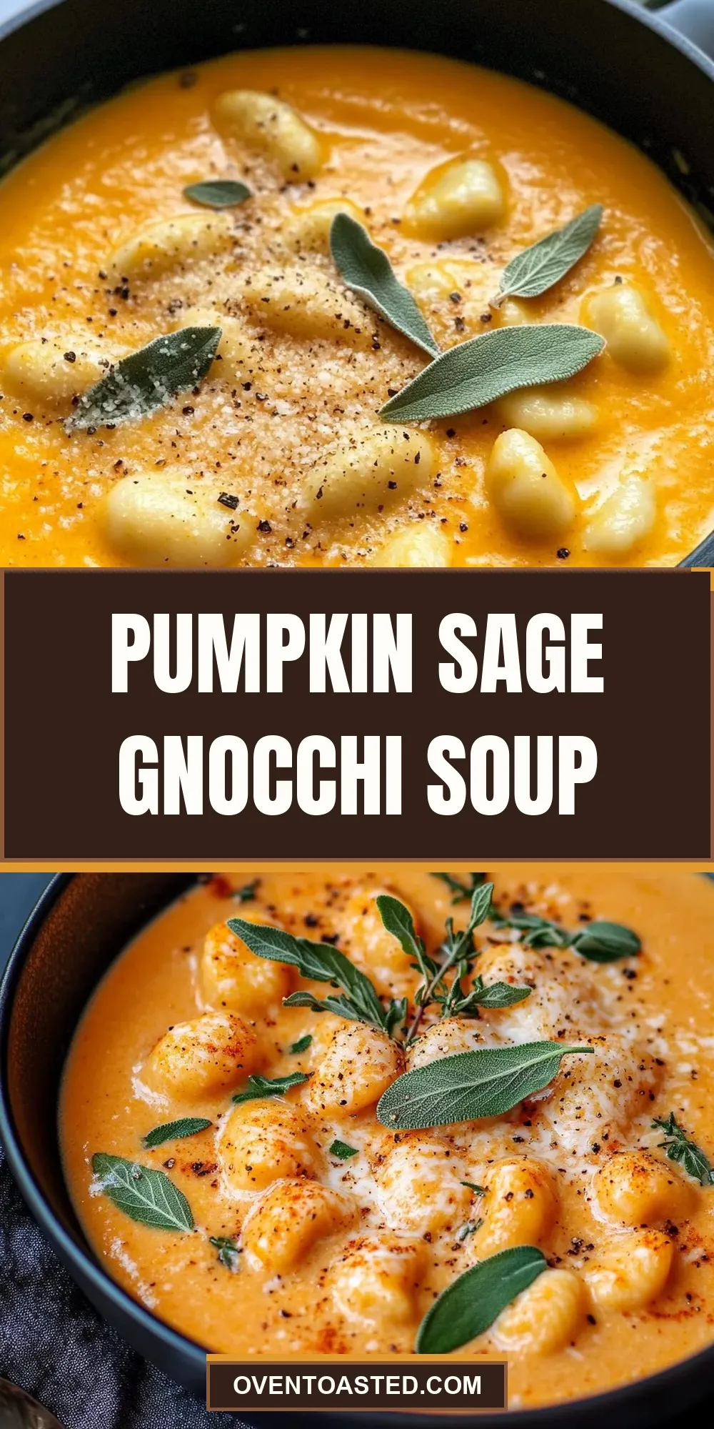 Amazing Pumpkin Sage Gnocchi Soup
