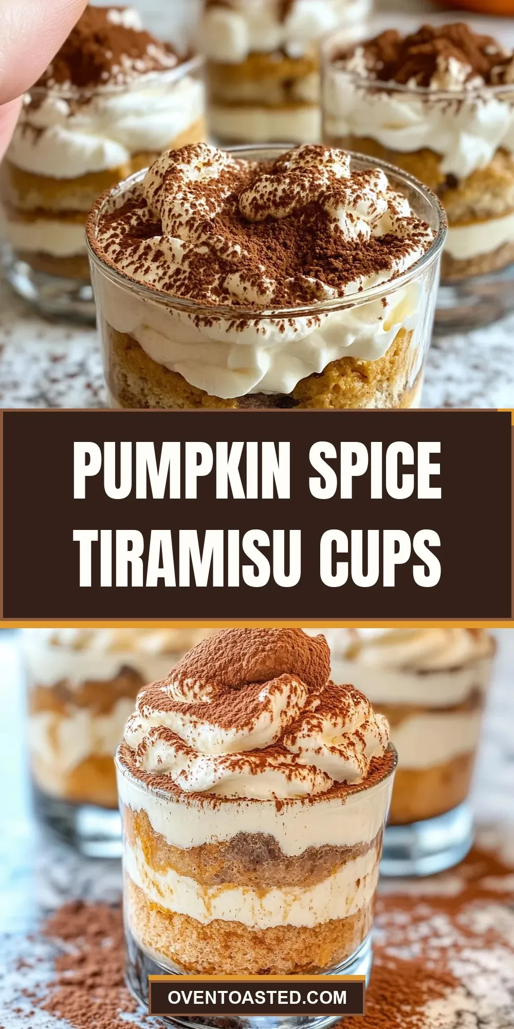 Pumpkin Spice Tiramisu Cups Recipe