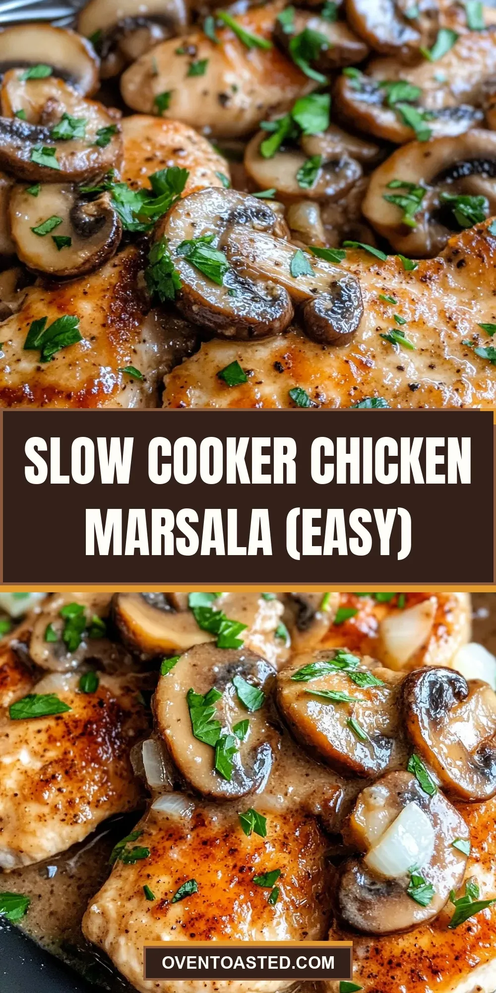 Slow Cooker Chicken Marsala (Easy) Recipe