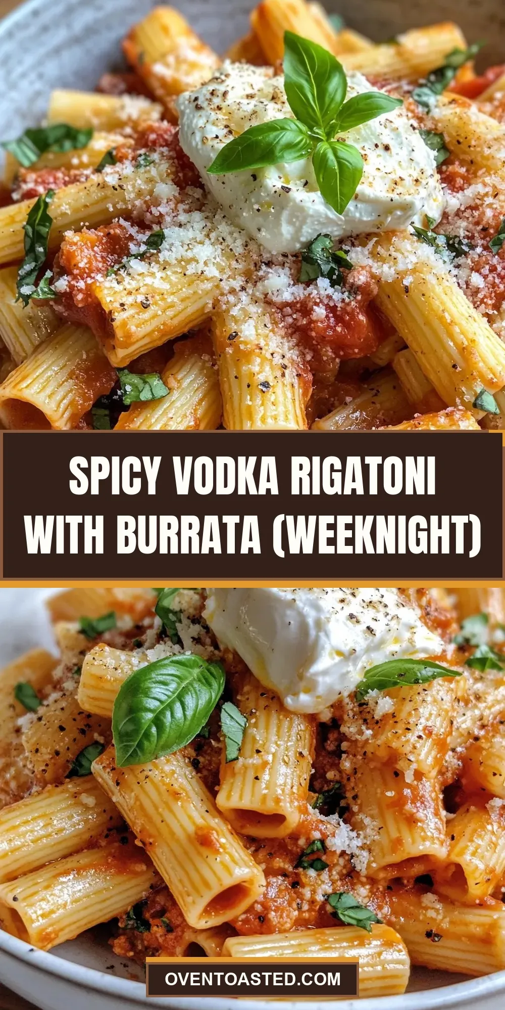 The Best Spicy Vodka Rigatoni With Burrata (Weeknight) Ever