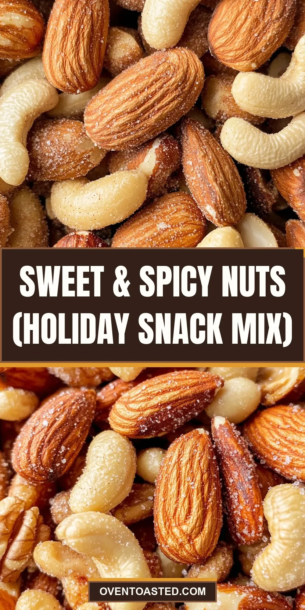 Sweet & Spicy Nuts (Holiday Snack Mix) (Homemade & Delicious)