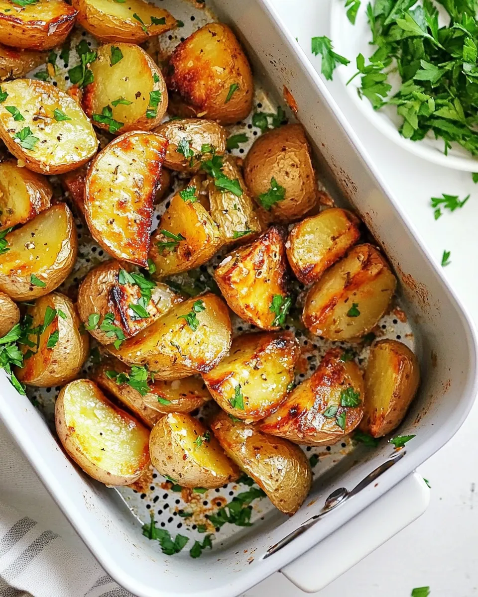 Healthy Air Fryer Baby Potatoes shot