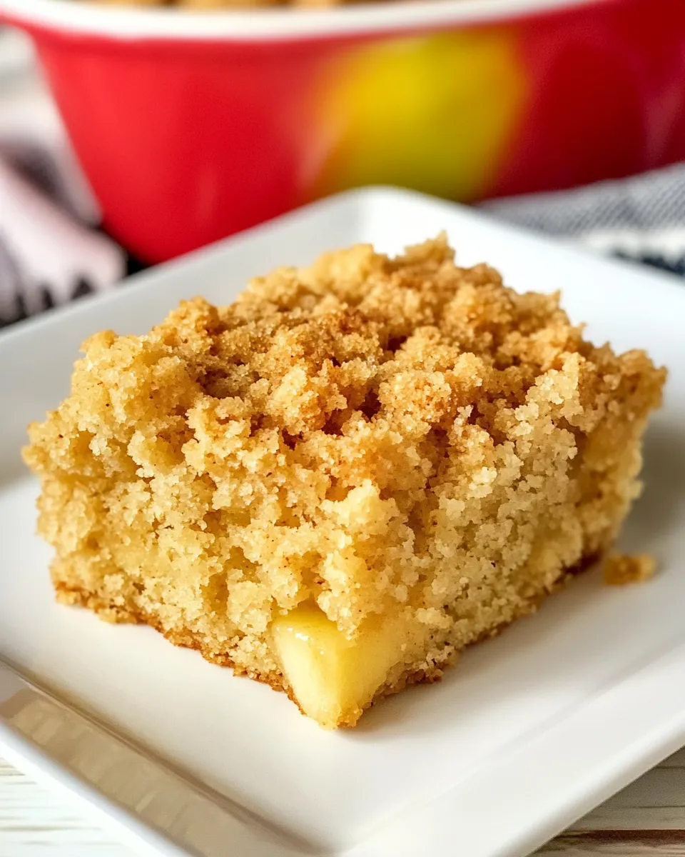 Homemade Apple Crumb Cake photo