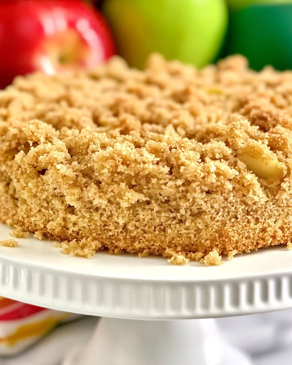 Easy Apple Crumb Cake recipe photo
