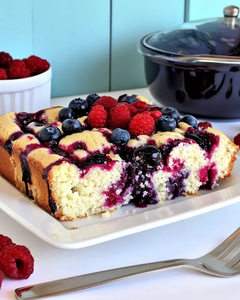 Homemade Berry Coffee Cake photo