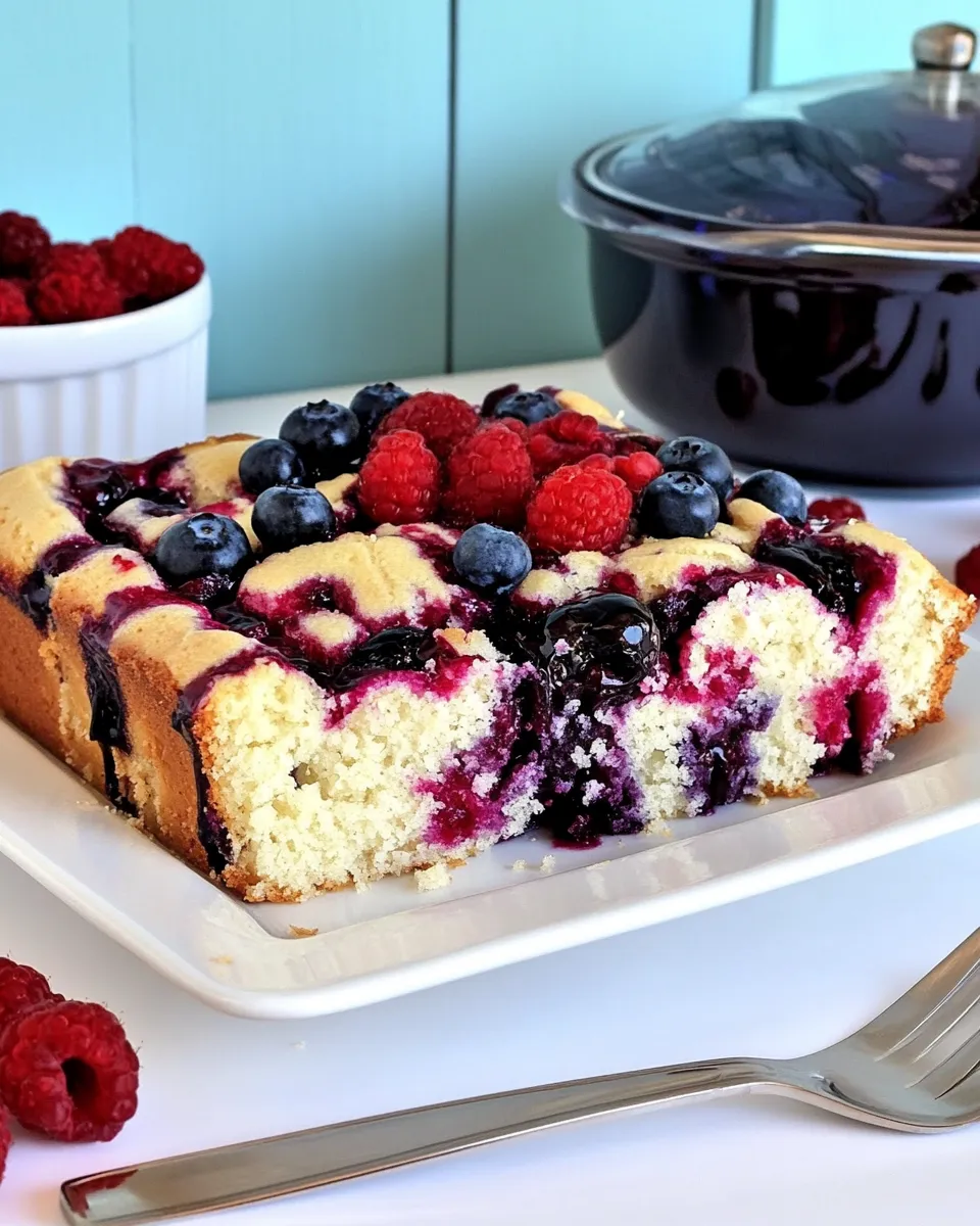 Homemade Berry Coffee Cake photo