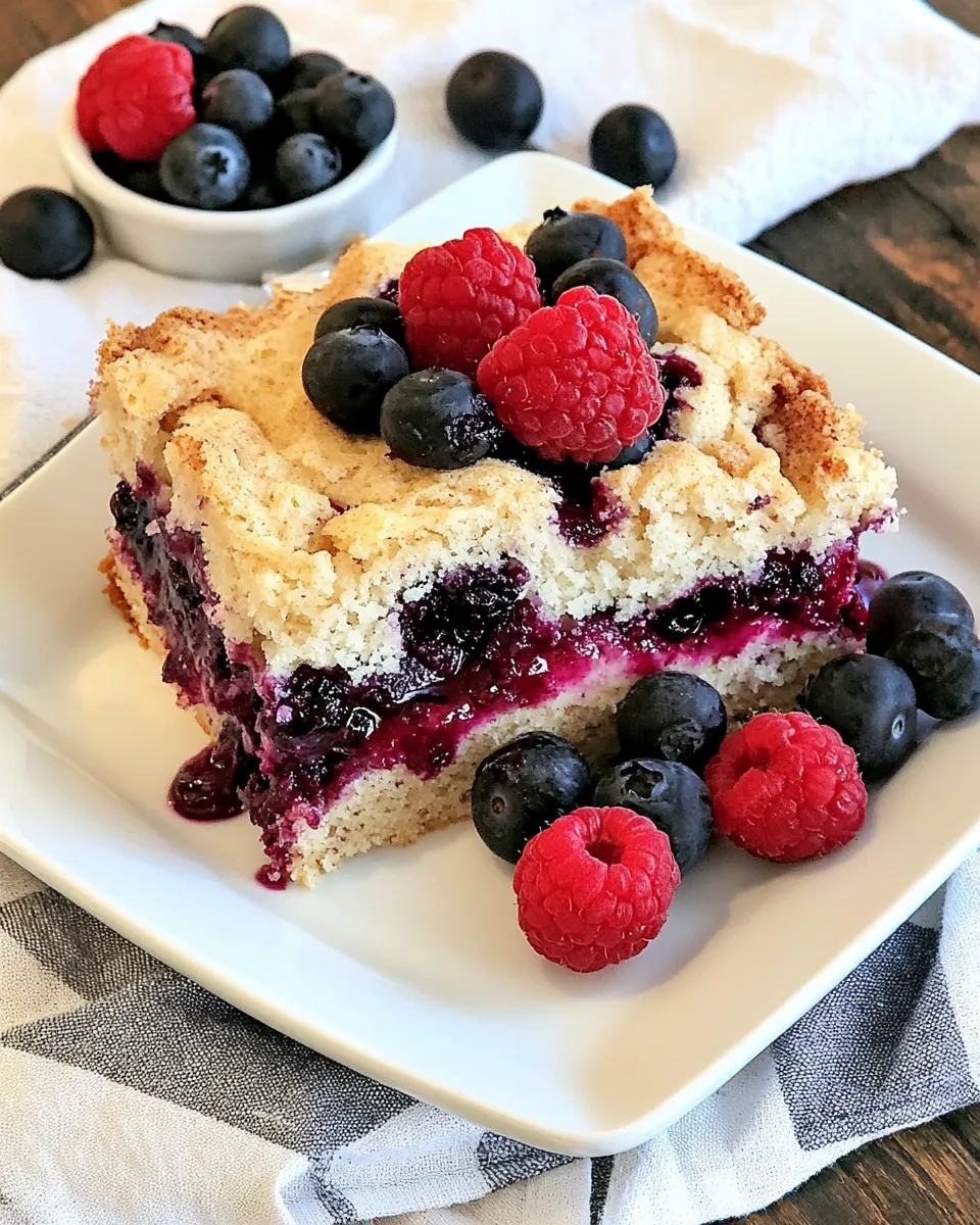 Classic Berry Coffee Cake image