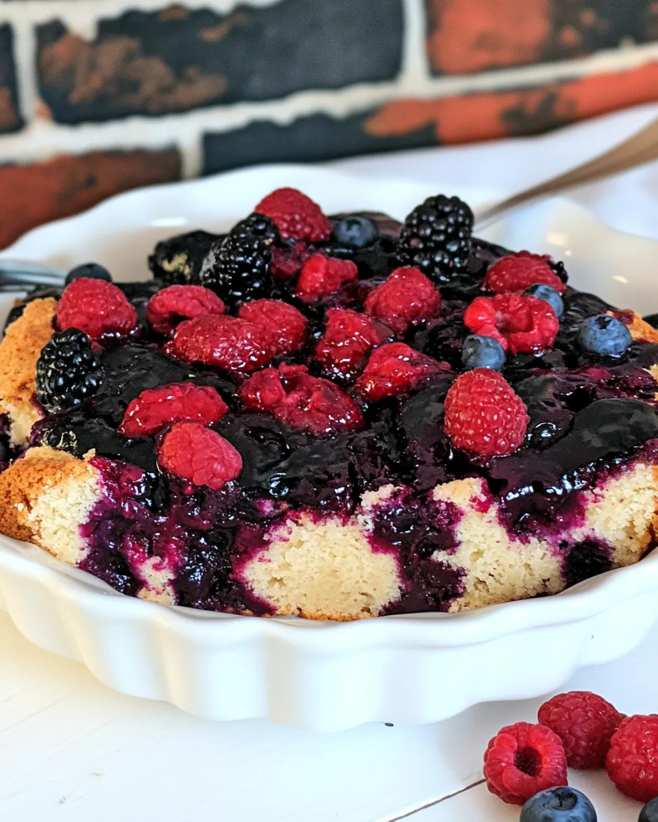 Easy Berry Coffee Cake recipe photo