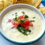 Homemade Best Mexican Restaurant White Cheese Super Dip Recipe photo