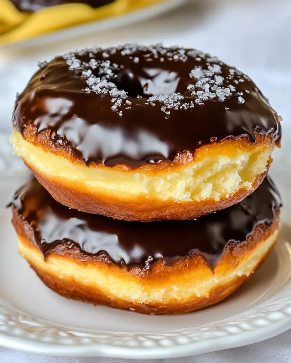 Classic Boston Cream Donuts image