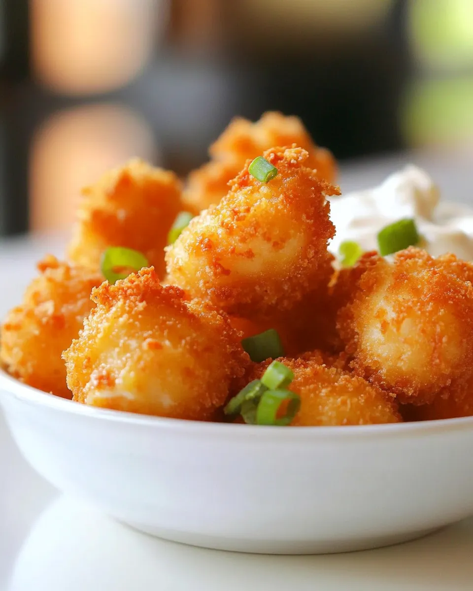 Delicious Buffalo Oven Fried Goat Cheese image