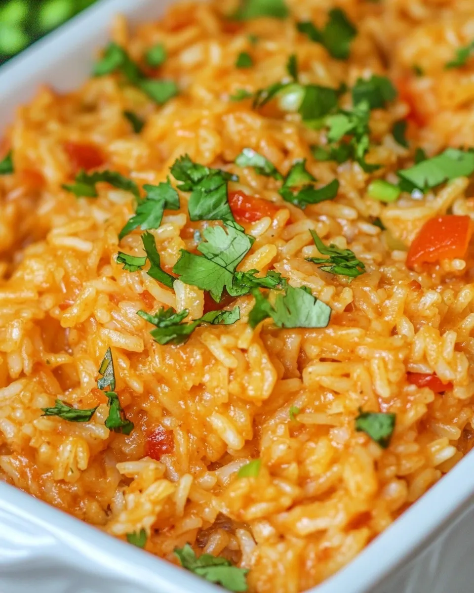 Homemade Cheesy Enchilada Rice recipe photo