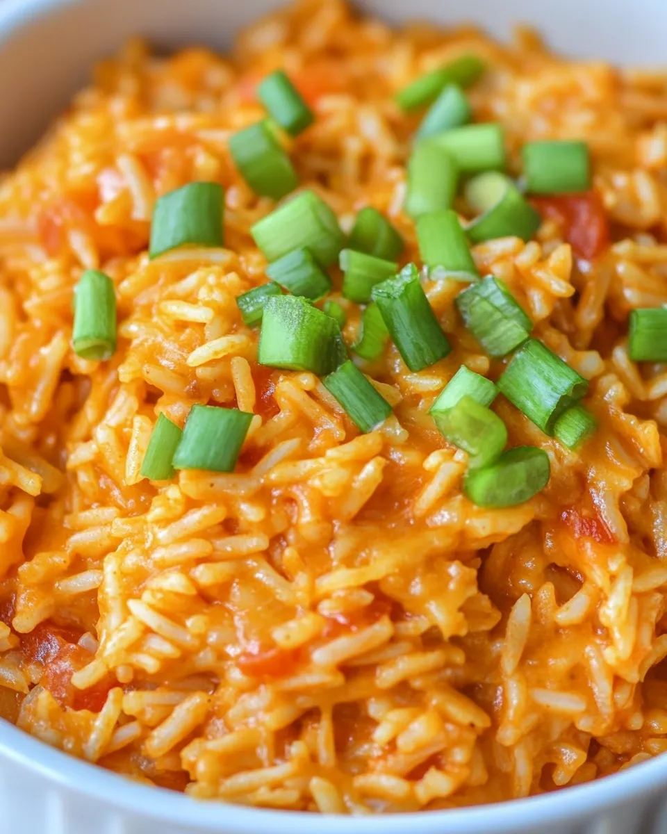 Tasty Cheesy Enchilada Rice dish photo