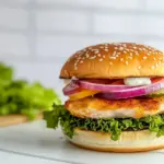Homemade Chicken Burger photo