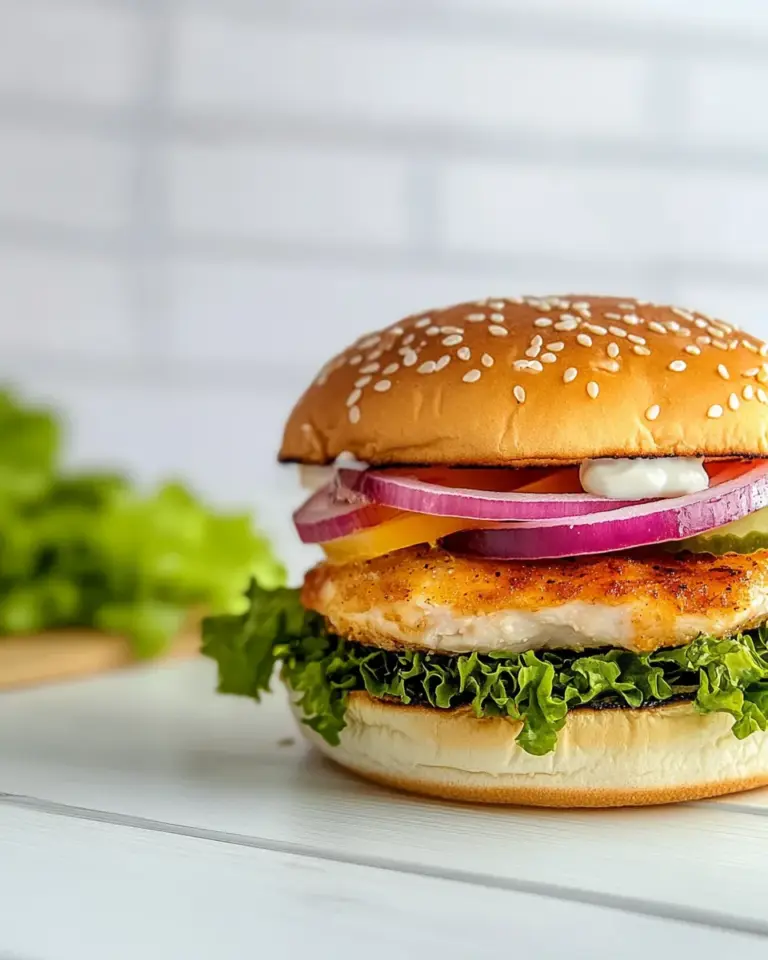 Homemade Chicken Burger photo