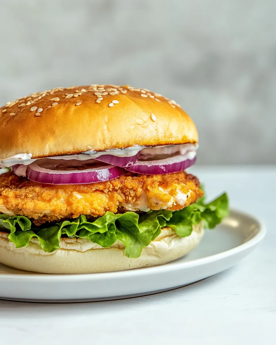 Easy Chicken Burger recipe photo
