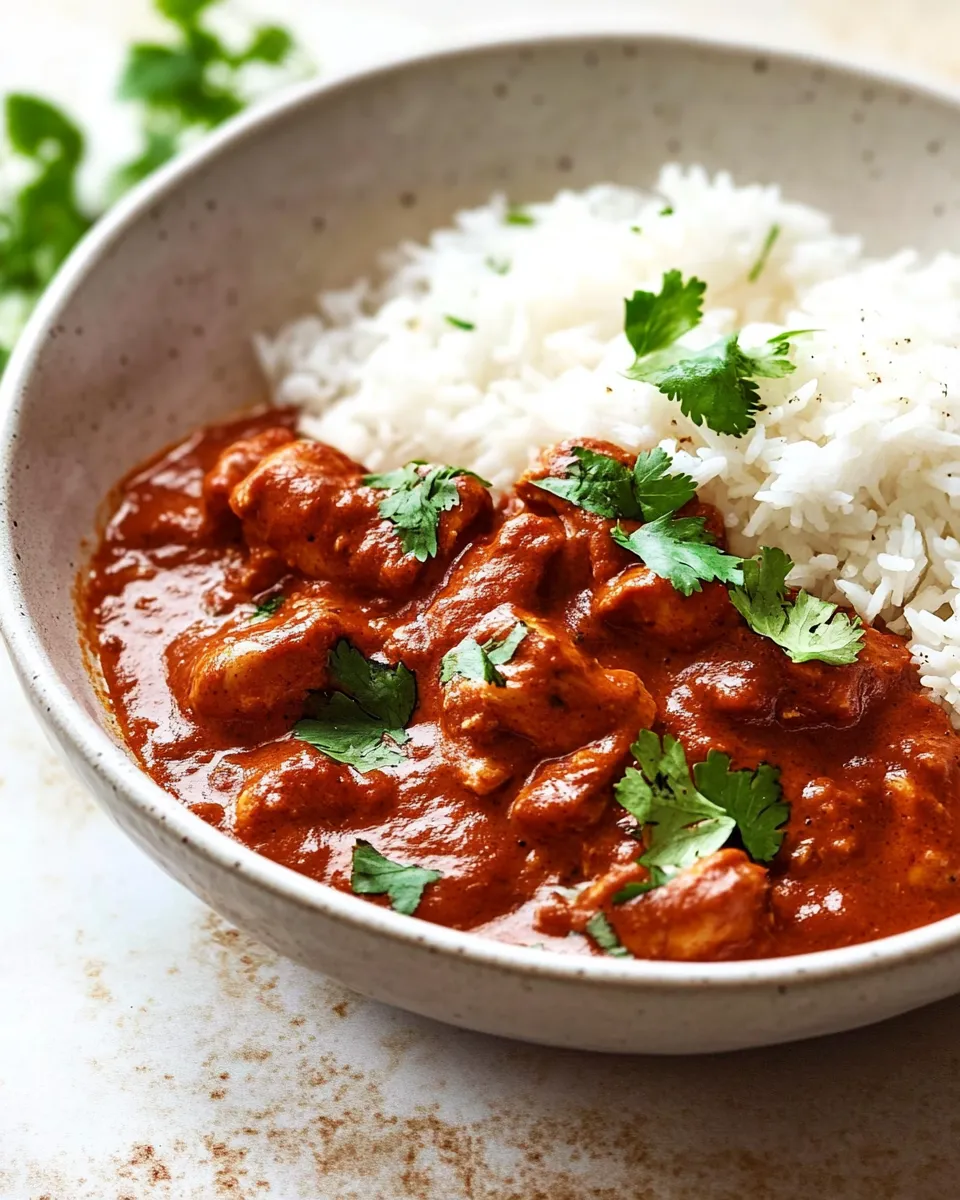 Homemade Chicken Tikka Masala photo