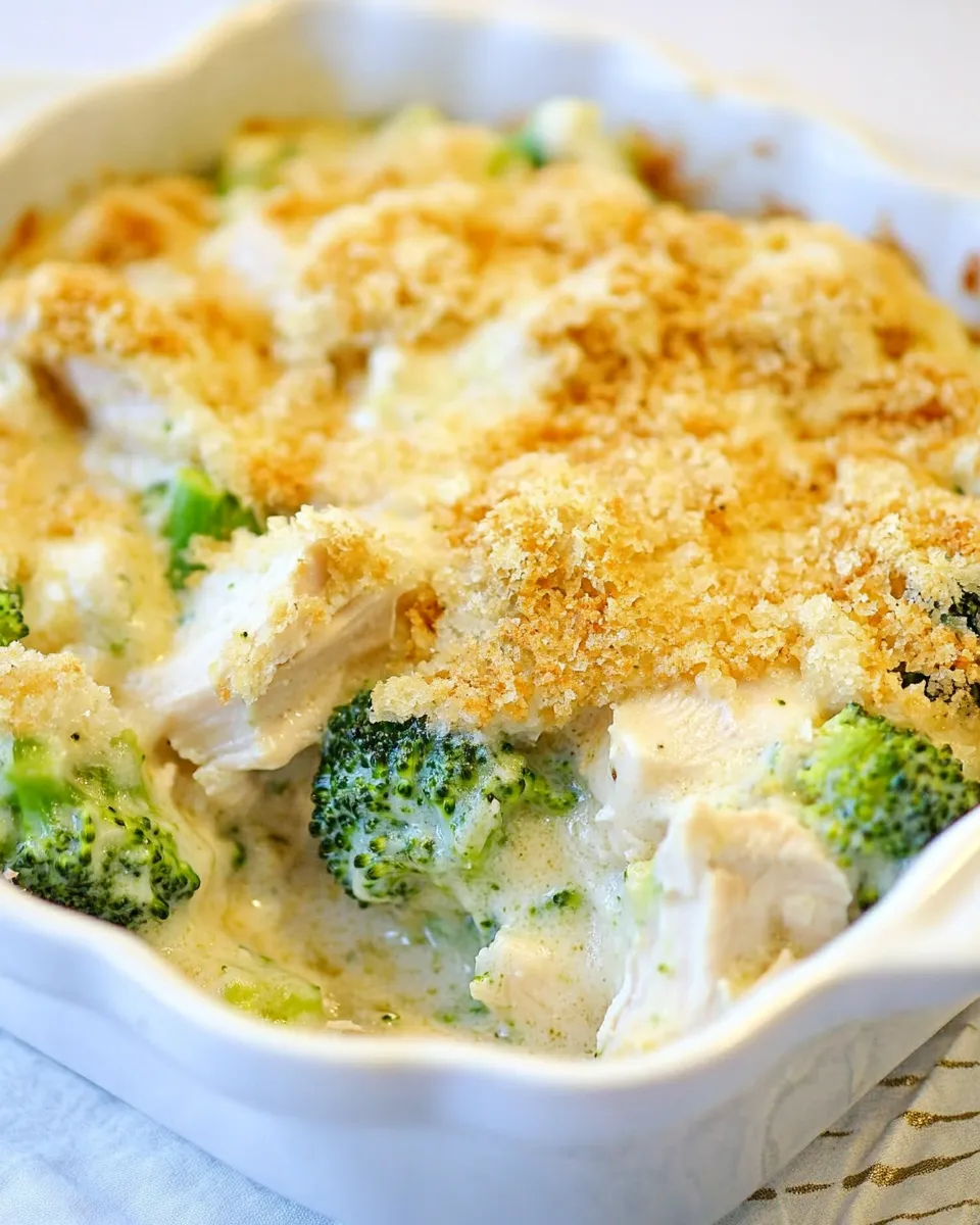 Delicious Chicken and Broccoli Bake shot