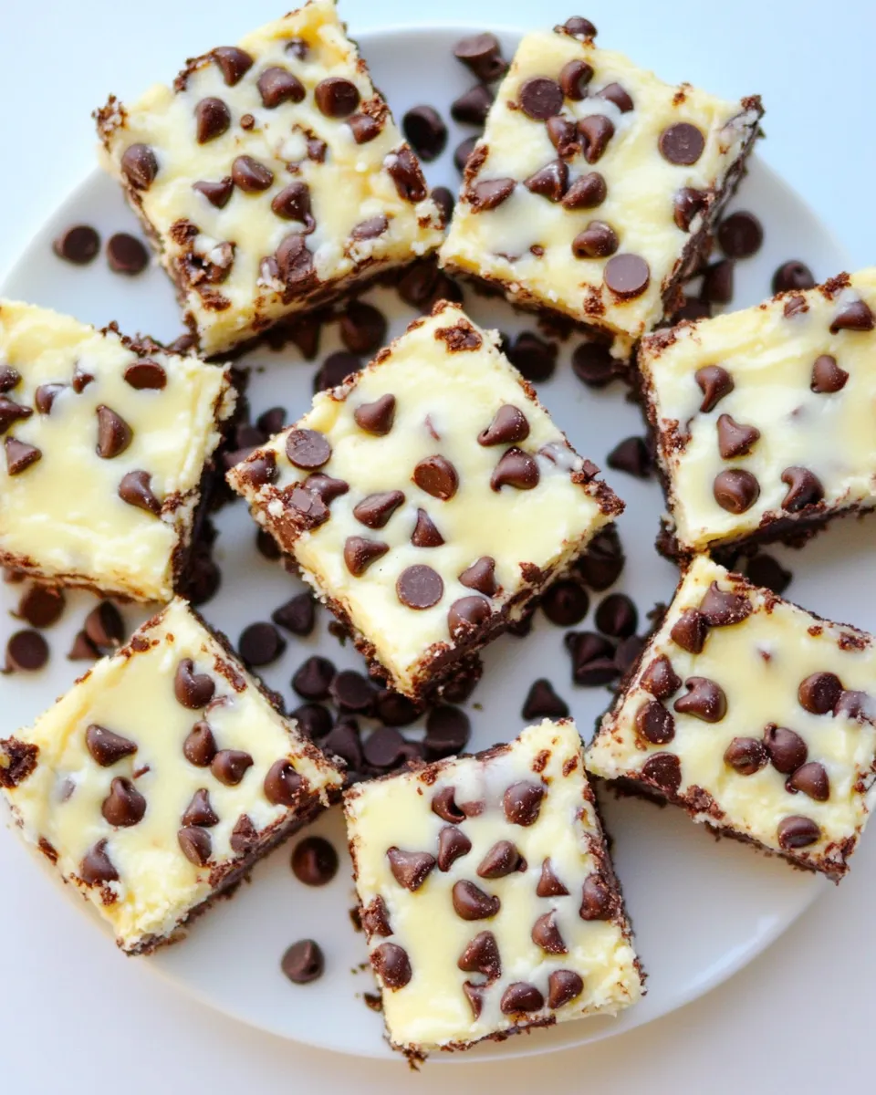 Classic Chocolate Chip Cheesecake Bars image