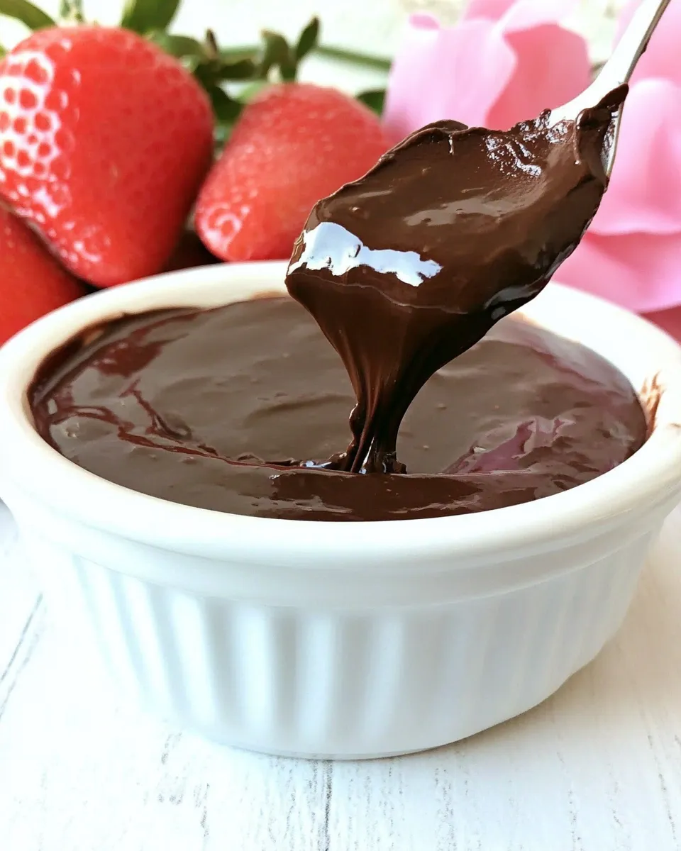 Easy Chocolate Dip recipe photo