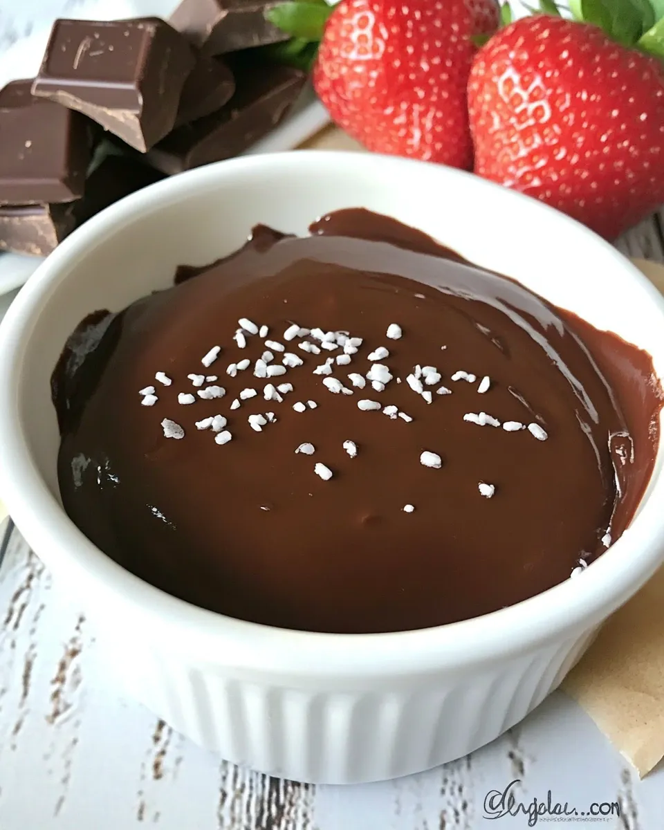 Delicious Chocolate Dip shot