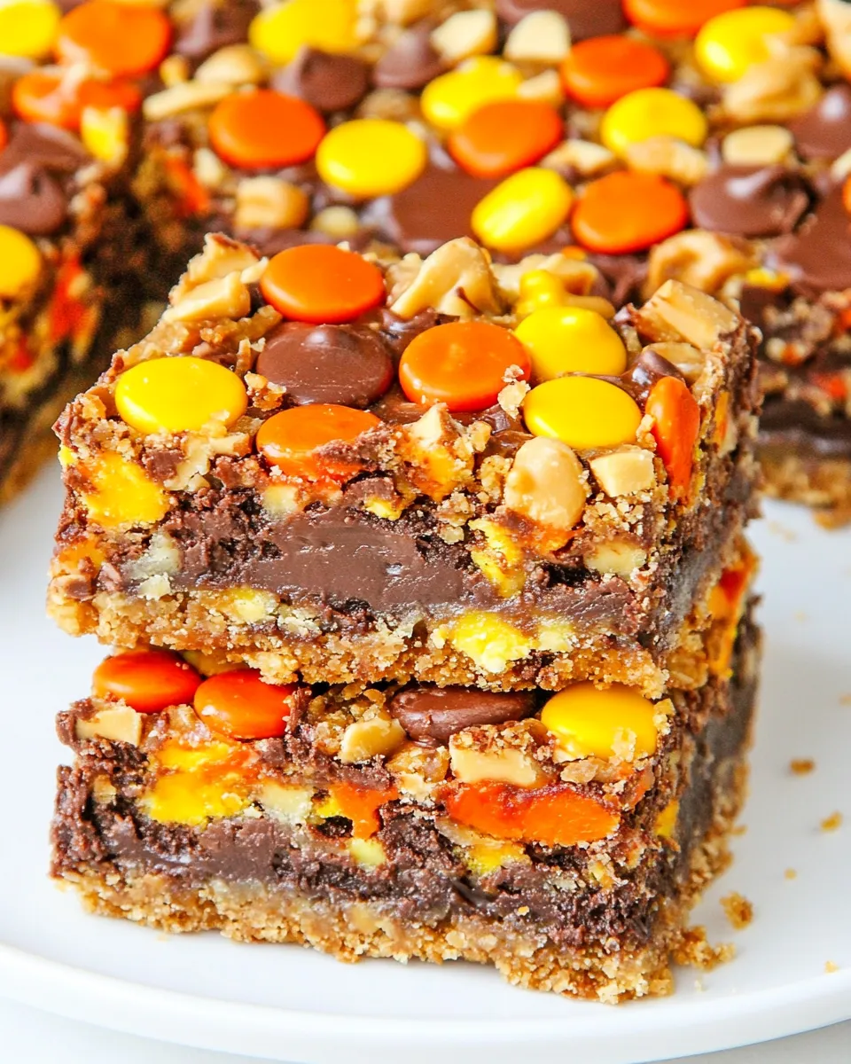 Delicious Chocolate Peanut Butter Magic Cookie Bars image