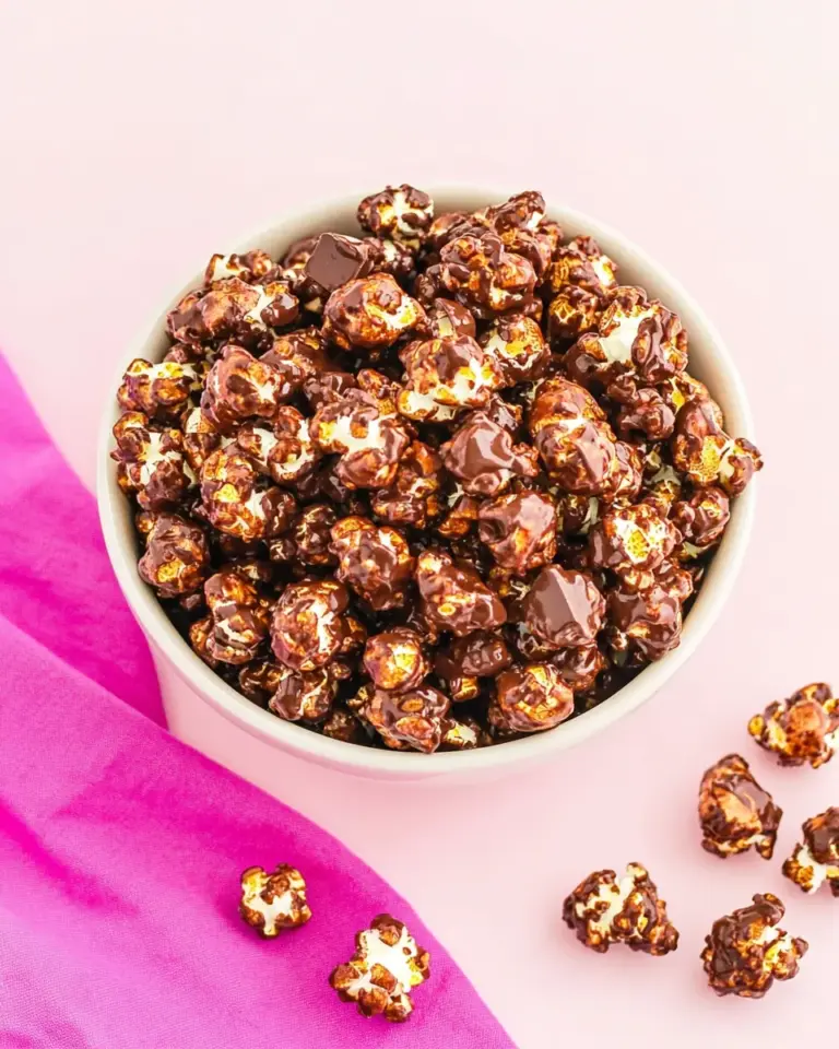 Homemade Chocolate Popcorn photo