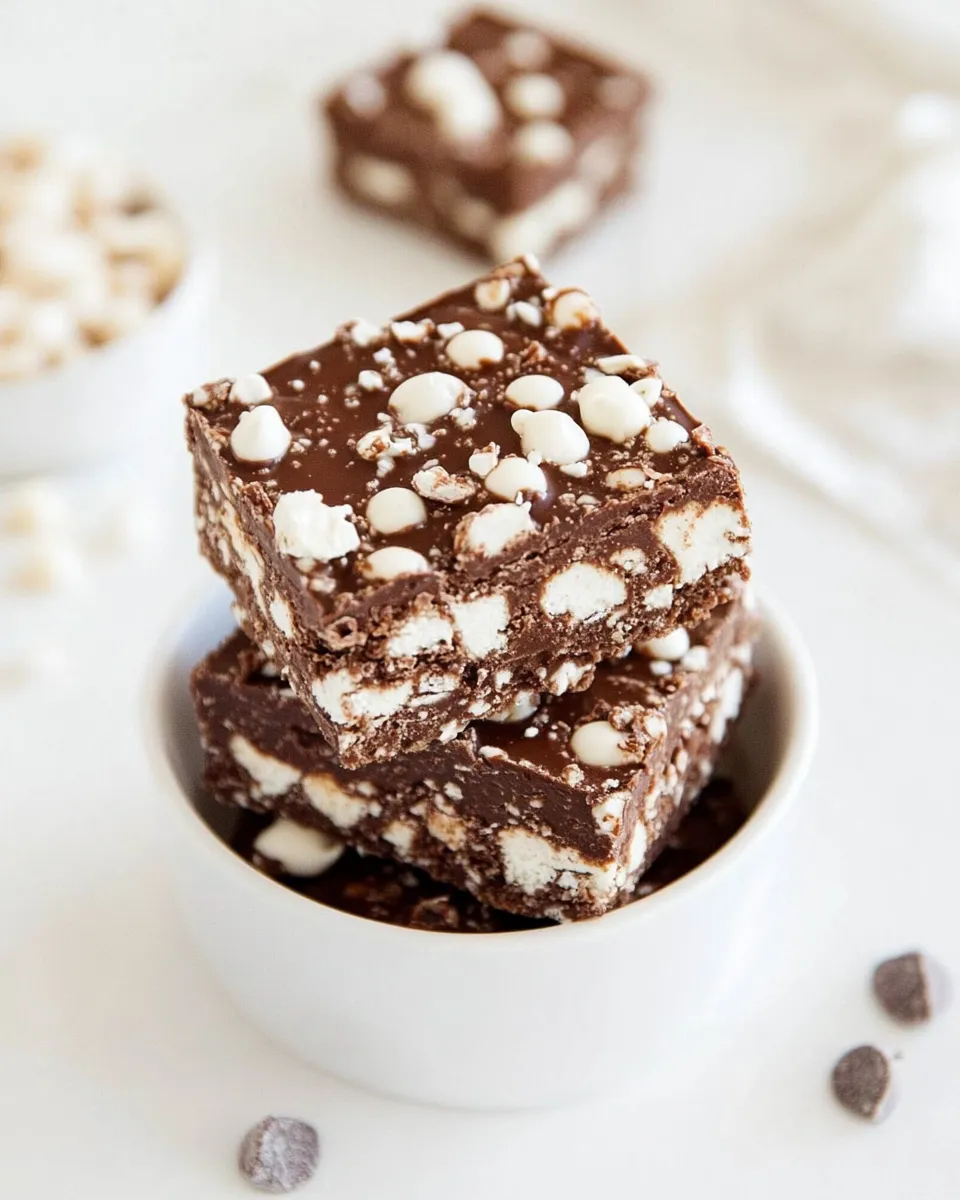 Quick Chocolate & Nutella Rockslide Bars recipe photo