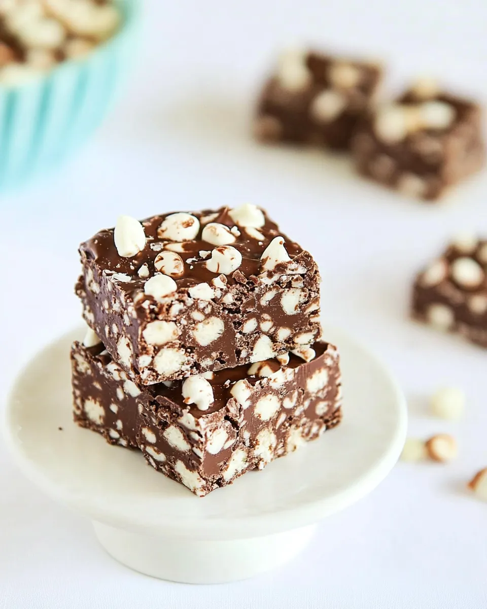 Tasty Chocolate & Nutella Rockslide Bars shot