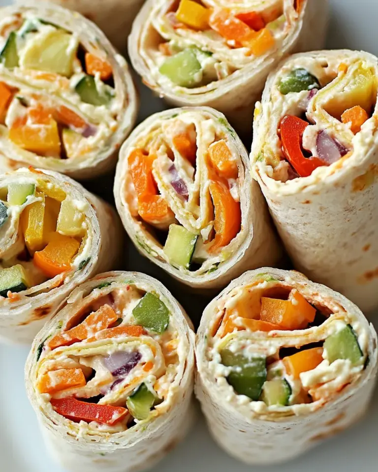 Easy Cream Cheese Veggie Pinwheels photo