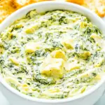Homemade Crockpot Spinach Artichoke Dip photo