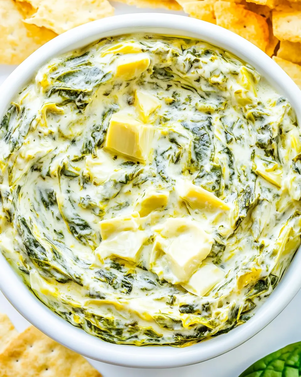 Classic Crockpot Spinach Artichoke Dip image