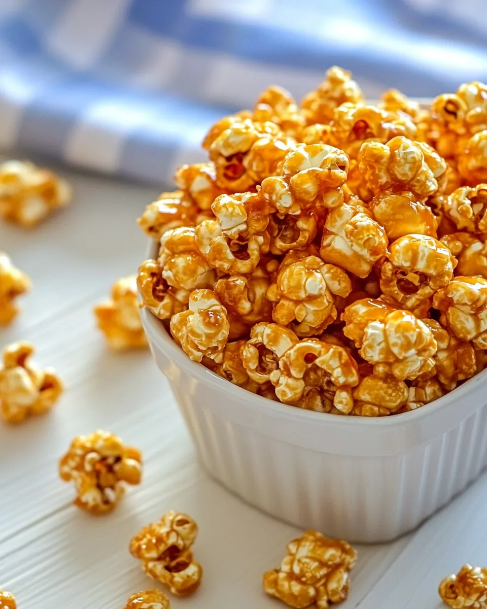 Homemade Crunch and Munch Caramel Popcorn photo