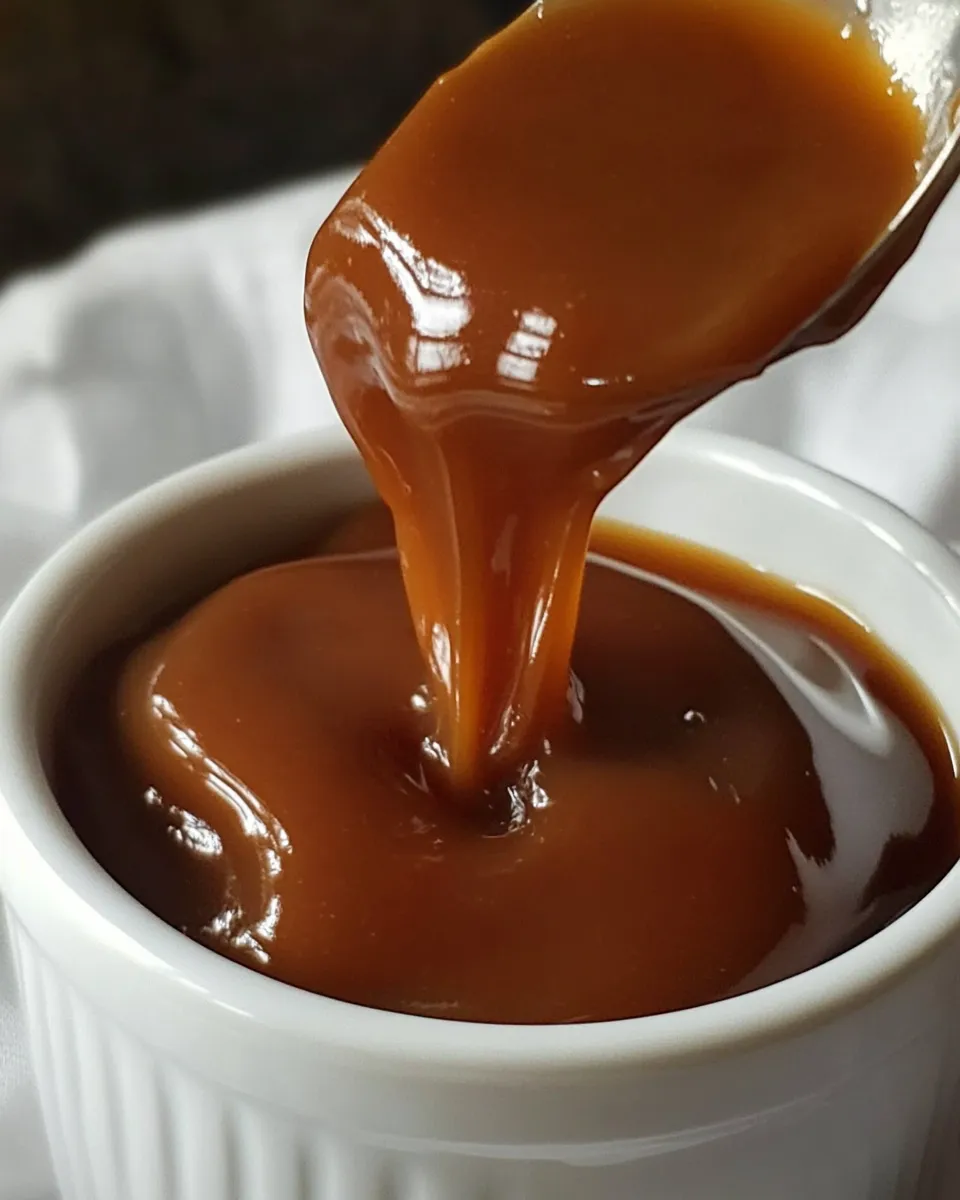 Classic Easy Caramel Sauce Recipe image