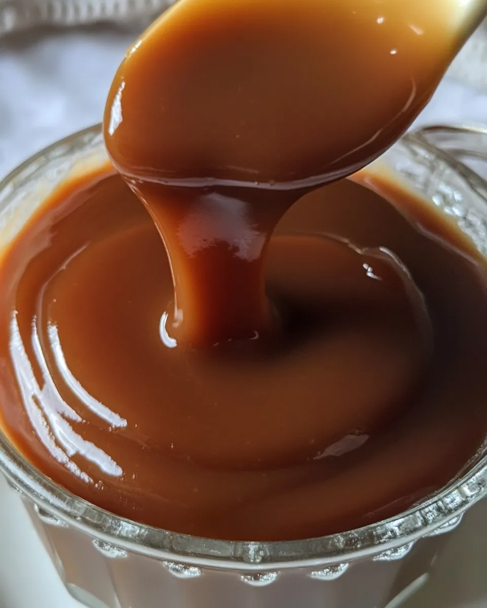 Delicious Easy Caramel Sauce Recipe shot