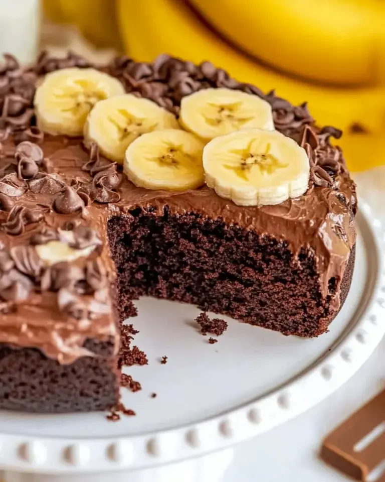 Homemade Easy Chocolate Banana Cake photo