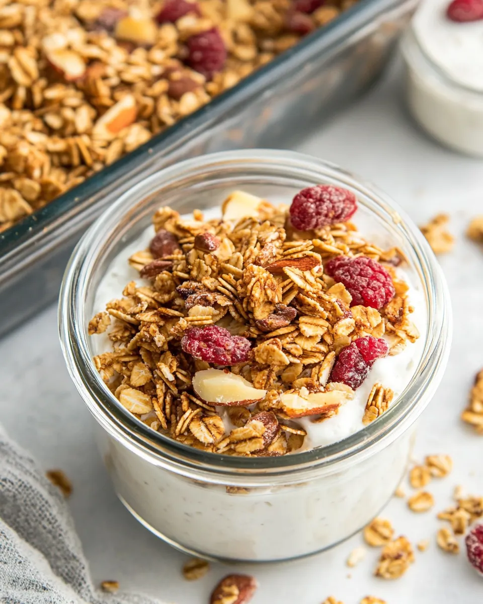 Delicious Easy Granola Recipe shot