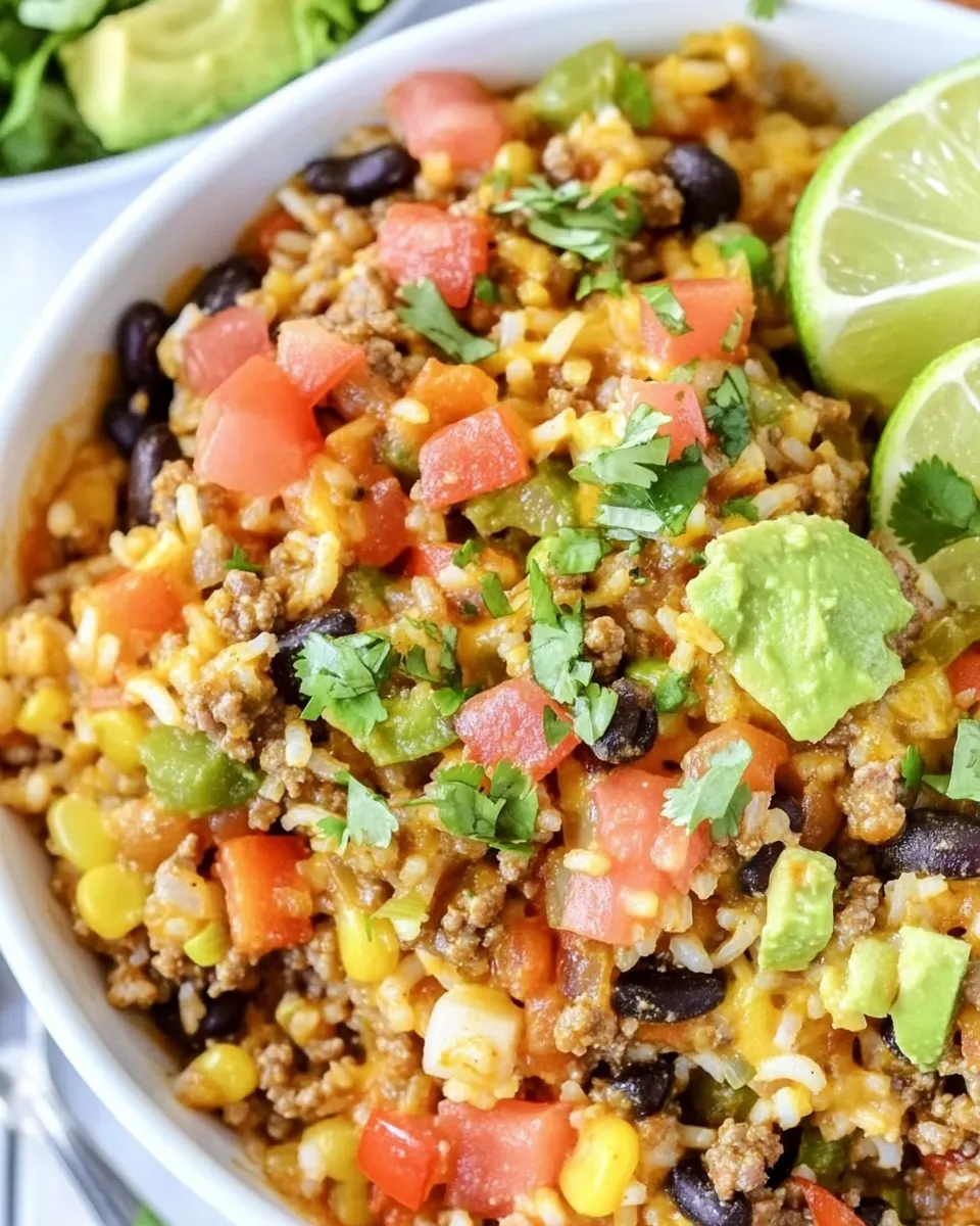 Homemade Easy Mexican Ground Beef and Rice photo