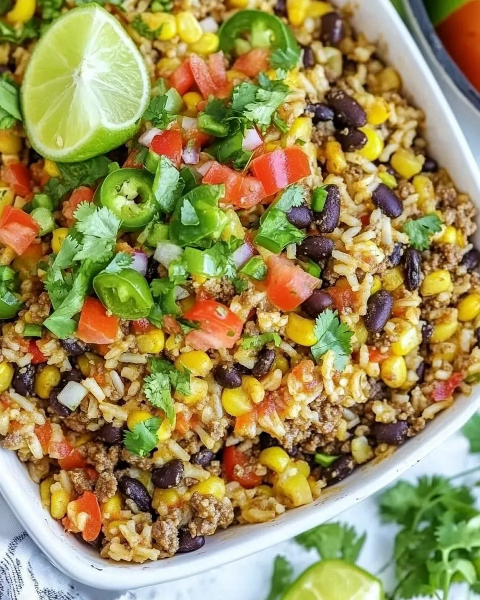 Delicious Easy Mexican Ground Beef and Rice recipe photo