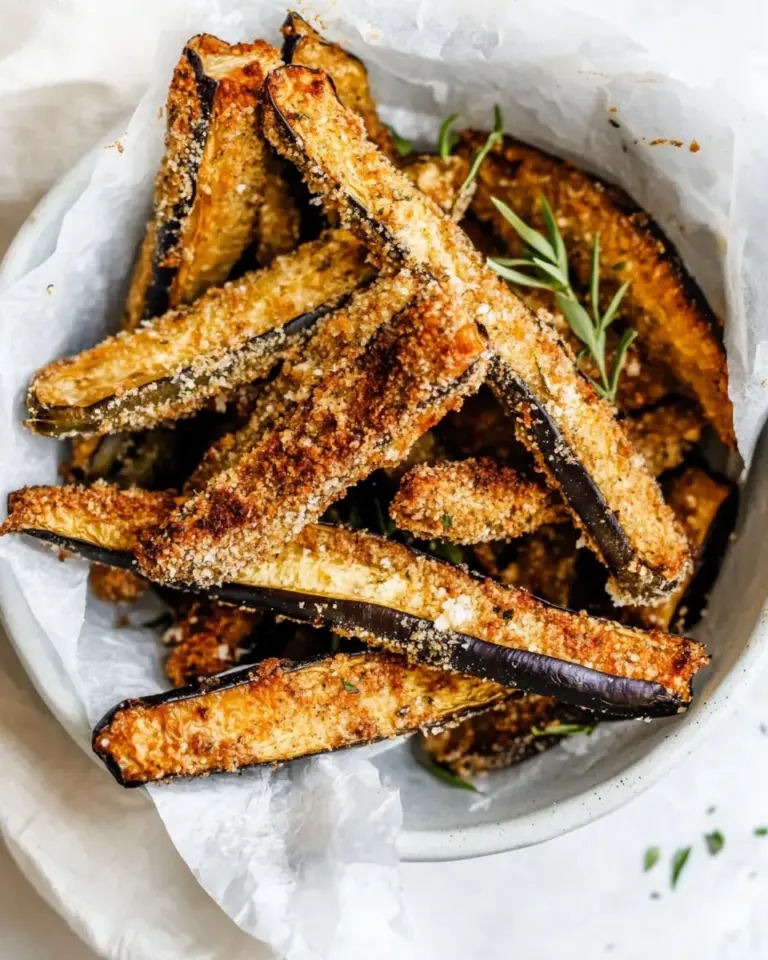 Homemade Eggplant Sticks (Baked or Air Fryer) recipe photo
