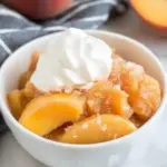 Homemade Fresh Peach Pudding Recipe photo