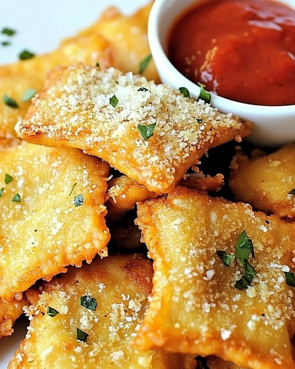 Easy Fried Ravioli Recipe shot